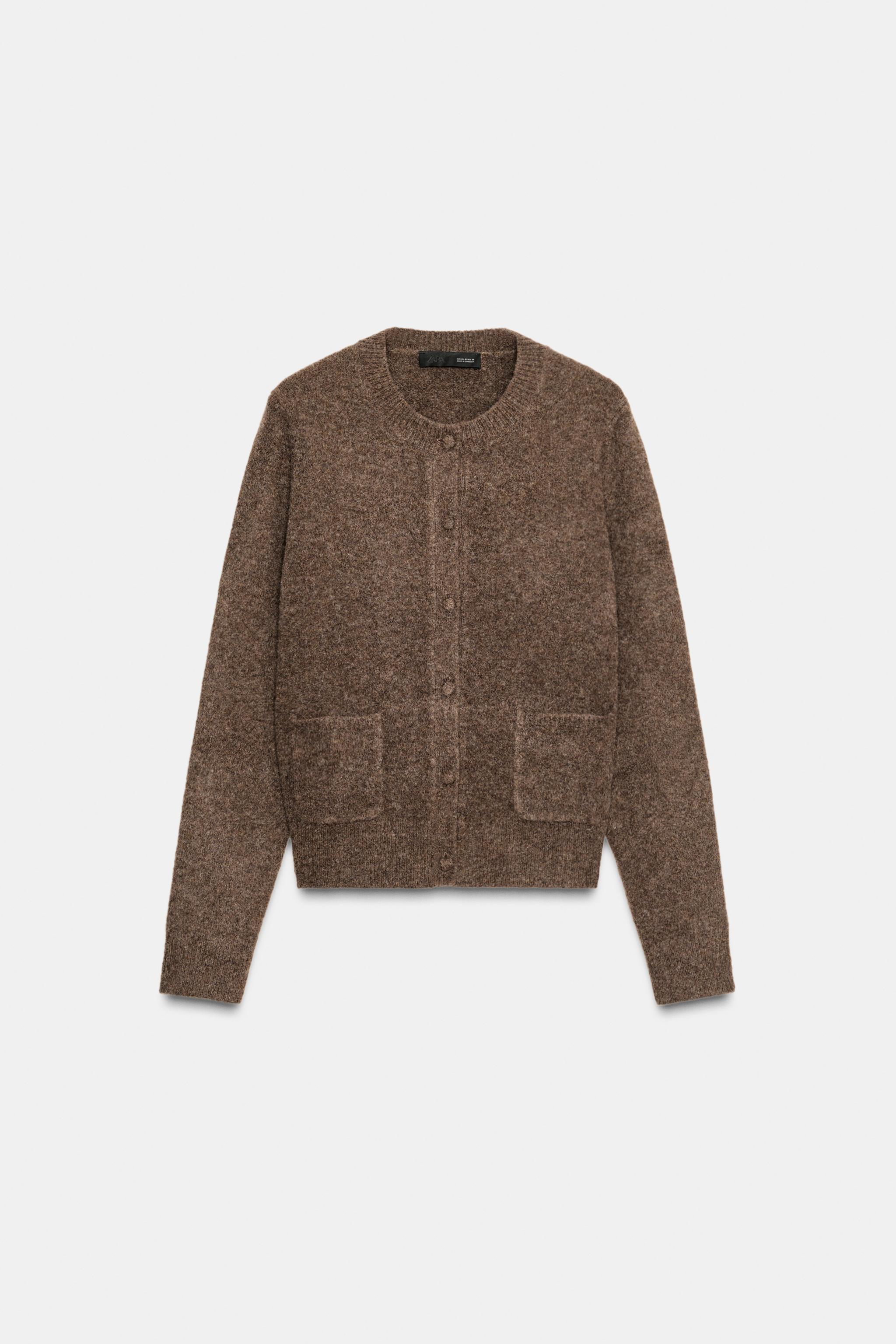 COVERED BUTTON CARDIGAN